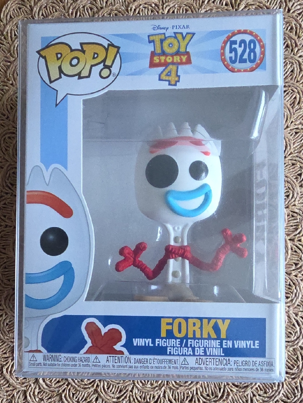 Funko Pop Toy Story 4 Forky #528 Vinyl Figure In Valuted Vinyl Box -Unopened